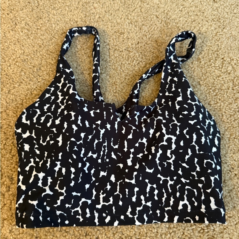 SAGE Collective Black and White Sports Bra